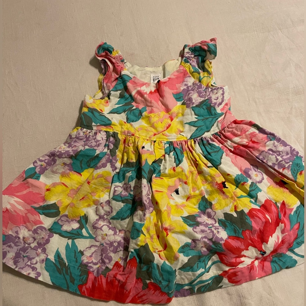 Toddler girl floral dress